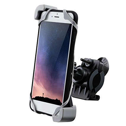 Diagonal Clamp Bike Phone Holder, Ipow Universal Cell Phone Bicycle Handlebar & Motorcycle Holder Cradle, can hold iPhone Samsung Galaxy Nexus LG HTC GPS with case installed