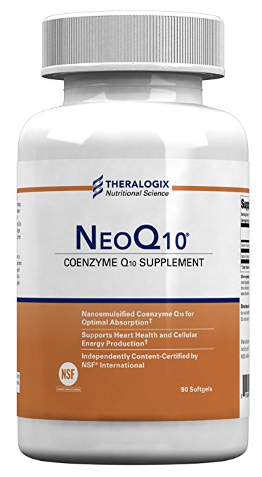 NeoQ10 | Enhanced Absorption Coenzyme Q10 (CoQ10) | 90 softgels