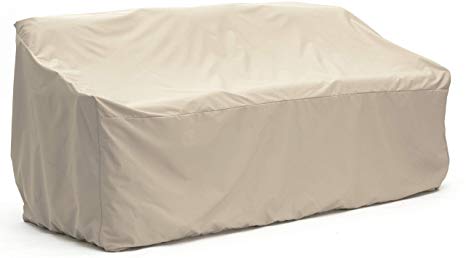 Covermates – Outdoor Patio Sofa Cover – Heavy Duty Material – Water and Weather Resistant – Patio Furniture Covers - Khaki
