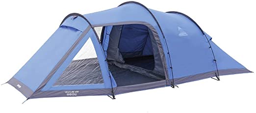 Vango Waterproof Venture 450 Outdoor Tunnel Tent Available in Blue - 4 Persons