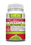 Probiotics Supplement All Natural Gluten Free Advanced Formula Strength That Improves Immune System Health Overall Digestion And Increases Energy All In A 100 Vegetarian 60 Count Capsules