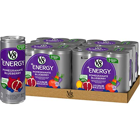 V8  Energy, Pomegranate Blueberry, 8 Ounce (Pack of 24)