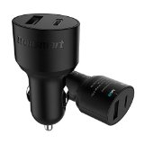 USB Type C Car ChargerTronsmart 33W Dual USB Rapid Car Charger with Quick Charge 30 Technology for Nexus 6P Nexus 5X 5V3A
