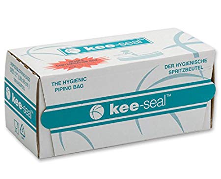 DecoPac Kee-Seal Disposable Pastry Bags, 12-Inch, Clear