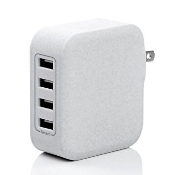 Lumsing Cube Series 21W 4-Port USB Wall Charger (Grey)