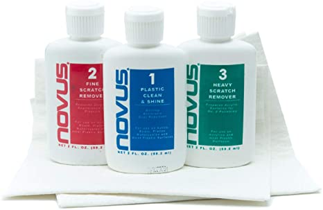 Plastic polish - Novus, set of each #1, 2, and #3, Package Quantity: 2 oz