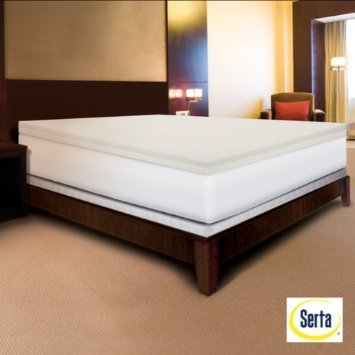 Serta Rejuvenator Dual-Layer 4-inch Memory Foam Mattress Topper - Twin