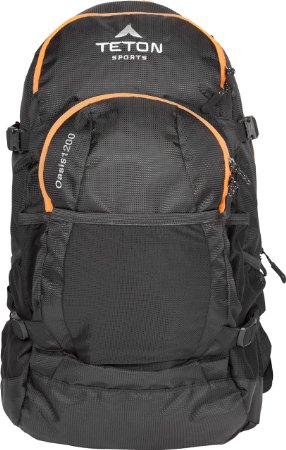 TETON Sports Oasis 1200 3 Liter Hydration Backpack; Free Rain Cover Included