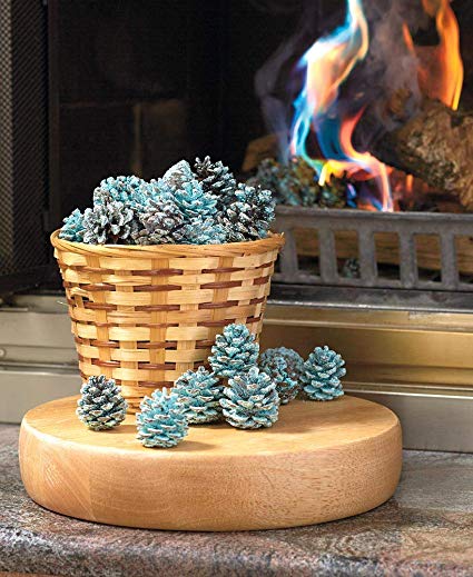 Fireplace Rainbow Flame-Coloring Flame Changing Pine Cones 1 Pound Bag