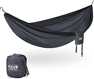 ENO DoubleNest Hammock - Lightweight, Portable, 1 to 2 Person Hammock - for Camping, Hiking, Backpacking, Travel, a Festival, or The Beach