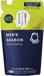 メンズシャボンソープ シャンプー つめかえ 420ml つめかえ 詰め替え リフィル ツメカエ 詰替え