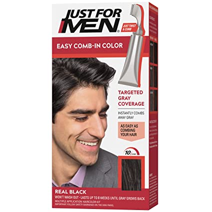 Just for Men Autostop Hair Color, 67.9g - Real Black