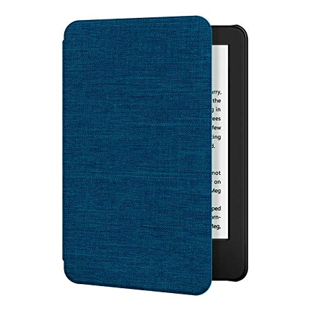 Ayotu Fabric Case for All-New Kindle 10th Gen 2019 Release Only - Thinnest&Lightest Smart Cover with Auto Wake/Sleep - Support Back Cover adsorption - (Not Fit Kindle Paperwhite 10th Gen 2018), Blue