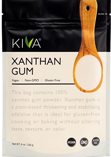 Kiva All Natural, Xanthan Gum (Stew, Soup and Sauce Thickening Powder) - Non-GMO, Vegan, Gluten-Free - 8 Ounce
