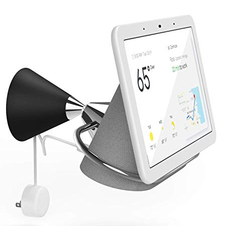 KIWI design Wall Mount Holder for Google Nest Hub Home Hub, A Clever Space-Saving Accessories with Perfect Cord Management for Google Nest Hub