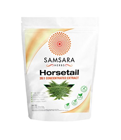 Horsetail Extract Powder - 20:1 Concentrated Extract - (2oz / 57g) POTENT, ORGANIC, CONCENTRATED 