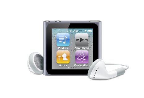 Apple iPod nano 16 GB Graphite 6th Generation discontinued Model In Plain White Box