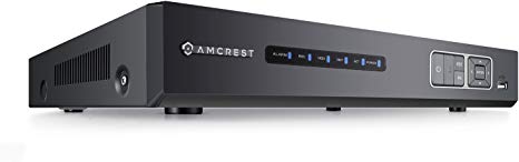 Amcrest ProHD 1080P 8CH Video Security DVR Digital Recorder, 8-Channel 1080P @ 30fps, HD Analog, Hard Drive & Cameras NOT Included, Remote Smartphone Access (REP-AMDV10808) (Renewed)