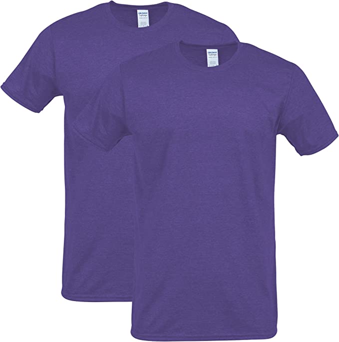 Gildan Men's Softstyle Cotton T-Shirt, Style G64000, 2-Pack