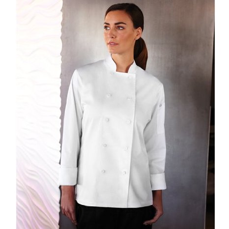Chef Works LWLJ-WHT-XS Sofia Womens Chef Coat