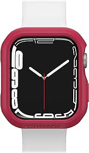 OtterBox All Day Watch Bumper for Apple Watch Series 9/8/7 - 45mm, Shockproof, Drop proof, Sleek Protective Case for Apple Watch, Guards Display and Edges, Red