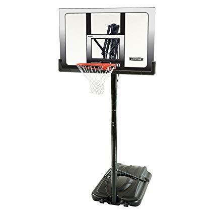 Lifetime Portable Basketball System with Shatterproof Backboard