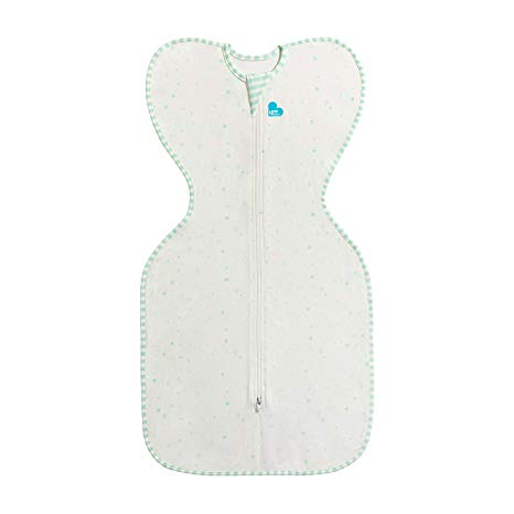 Love To Dream Swaddle UP Organic, Mint, Small, 8-13 lbs, Dramatically Better Sleep, Allow Baby to Sleep in Their Preferred arms up Position for self-Soothing, snug fit Calms Startle Reflex