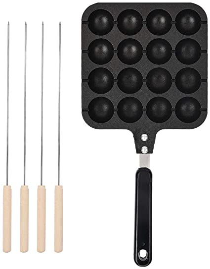 Non-Stick Takoyaki Grill Pan Plate Cooking Baking Mold Tray