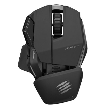 Mad Catz Office R.A.T.M Wireless Mobile Mouse for PC and Android - Matte Black