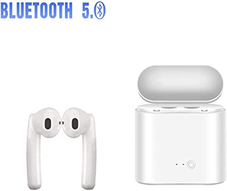 Wireless Earbuds Bluetooth 5.0 Earbuds Wireless Bluetooth Headphones Waterproof TWS with Charging Case
