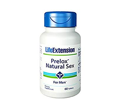 Life Extension Prelox Natural Sex for Men Tabs, 60 Count