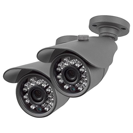 R-Tech IR50-HS | 800TVL IR Bullet Security Camera 2-Pack - Night/Day - Outdoor - 3.6mm