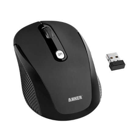 Anker 24G Portable Wireless Mouse 3 DPI Levels 100015002000