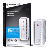 ARRIS SURFboard SB6183 DOCSIS 30 Cable Modem - Retail Packaging - White