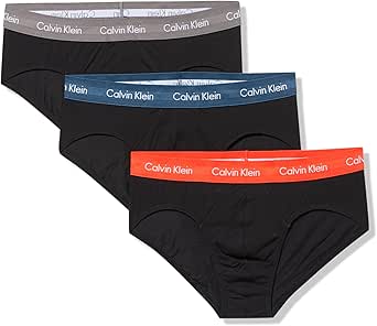 Calvin Klein Men's Cotton Stretch 3-Pack Hip Brief