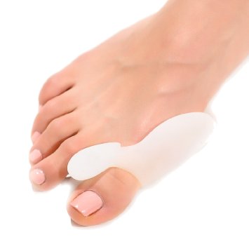 Zen Factory ® - Comprehensive Bunion Relief Kit - 4 Pieces of Toe Protectors and Separators - Medical Grade Soft Gel Spacers, Straightener and Spreader for a Perfect Toe Alignment and Bunion Pain Relief (Hallux Valgus and Bunion Treatment Pads)