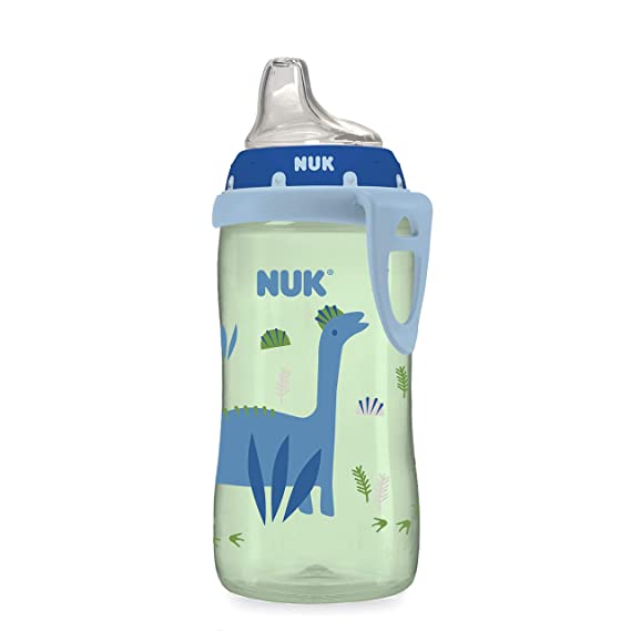 NUK Active Sippy Cup, Blue Turtle, 10oz 1pk