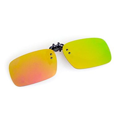 Cyxus Polarized Lenses Classic Clip-On Sunglasses[Anti-glare][UV Protection]Driving/Fishing Outdoor unisex Eyewear