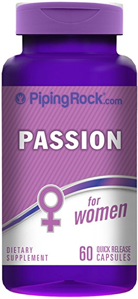 Piping Rock Women's Libido Passion 60 Quick Release Capsules Dietary Supplement