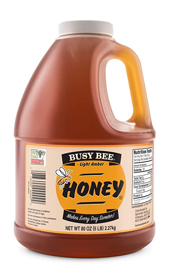 Busy Bee Light Amber Wildflower Honey, 80 Ounce