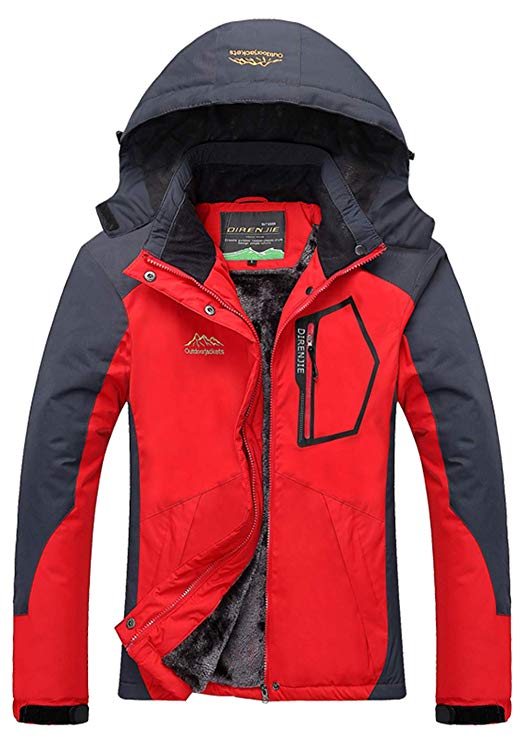 GEMYSE Women's Mountain Waterproof Ski Jacket Windproof Rain Jacket