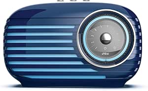 Jam Retro Classic Vintage Blutooth Speaker, 16 Hours Play Time, Aux-in Port, USB Charging, Blue