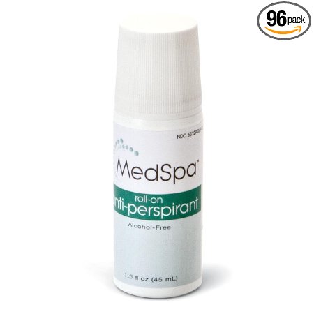 Medline MedSpa Roll-On Antiperspirant / Deodorant, 1.5 oz - 96 Per Case