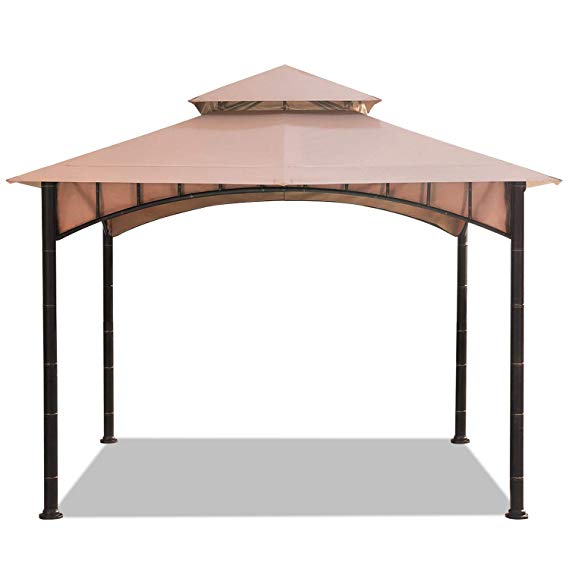 ABCCANOPY Patio Soft Top Gazebo Replacement 10'X10' Summer Breeze Cover for Gazebo Model D-GZ136PST-N Beige(Only Top)