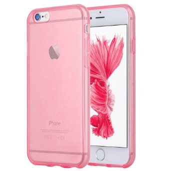 iPhone 6 Plus Case Shamos Thin Case Cover 55 TPU Rubber Gel Transparent Clear Back Case for Iphone 6 Plus Soft Silicone Shamos Compatible with iPhone 6 plus and iPhone 6s Plus Pink