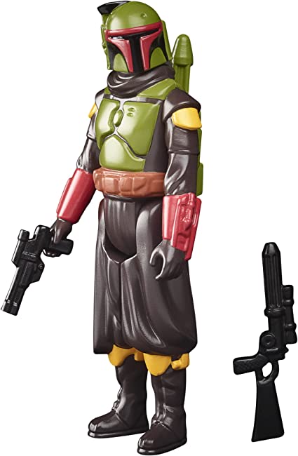 Star Wars Retro Collection Boba Fett (Morak) Toy 3.75-Inch-Scale The Mandalorian Collectible Action Figure, Toys Kids 4 and Up