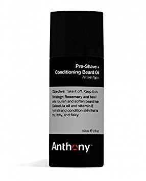 Anthony Pre-Shave and Conditioning Beard Oil, 2 ounces