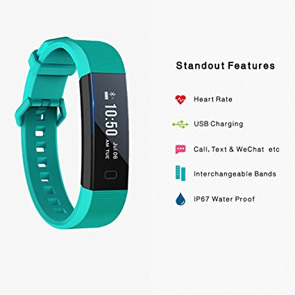 Fitness Tracker, B2Future Bluetooth 4.0 Fitness Tracker Watch, Blood Pressure Heart Rate Monitor Sleep Monitor Calorie Counter Pedometer Activity Tracker for Android and IOS Devices
