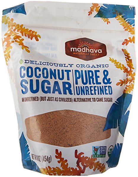 Madhava Organic Coconut Sugar, 16-Ounce