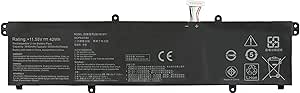 ASKC B31N1911 Laptop Battery for Asus VivoBook Flip 14 A413FA D413DA D413IA M413DA TP420IA TM420IA F413JA X413FA X421DA X421FA X421EA X421EP R413DA K413FA S433EA 42Wh